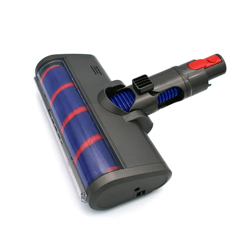 Dyson V7-V11 compatible electric floor brush head with soft velvet surface