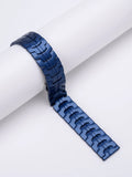 Stainless steel watch band in black and silver for Samsung Galaxy Watch with 20mm and 22mm universal size options