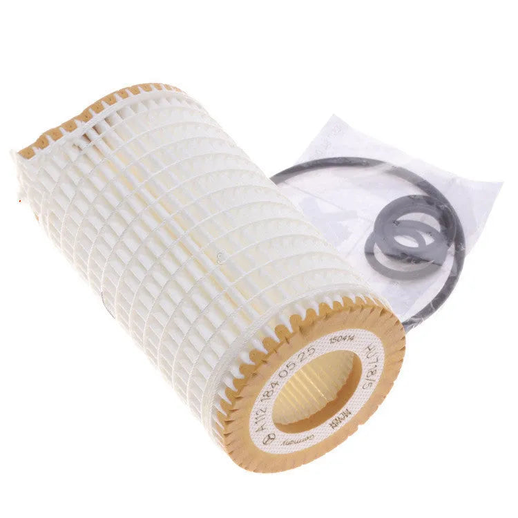 HU718 5X oil filter with wire wound polyester mesh element for lubricating oil systems
