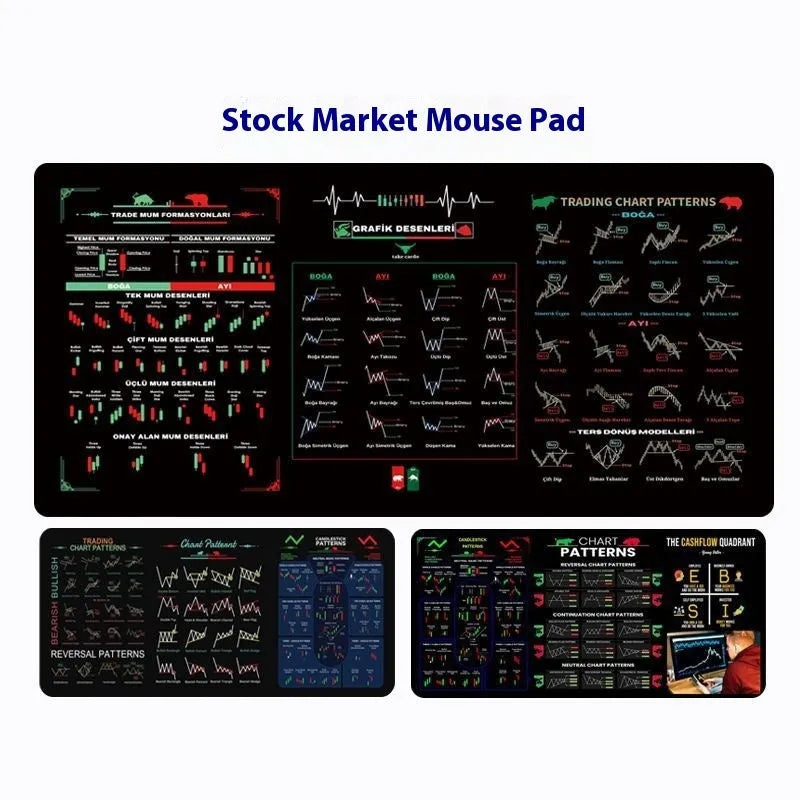 Black rubber mouse pad with keyboard on desk showing anti-slip and stain resistant properties