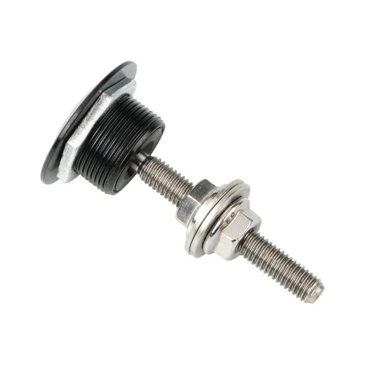 30mm aluminium alloy engine cover lock for modified racing cars in silver colour with 55mm screw