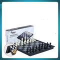 Portable folding ABS plastic chessboard 32cm x 25cm for students and children