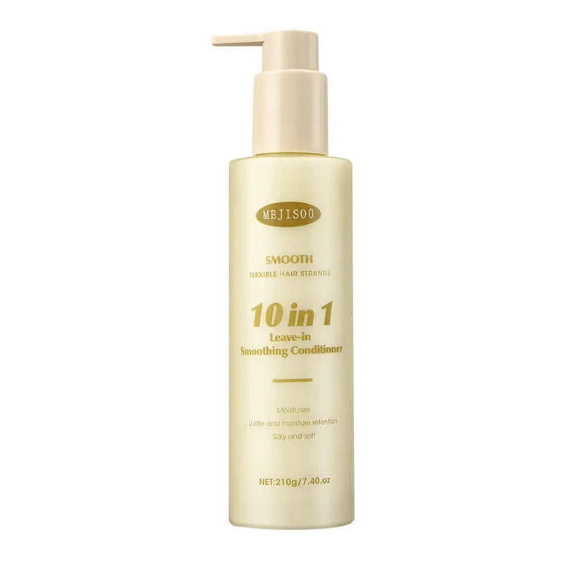 Wash-free soft 10-in-1 hair conditioner bottle 210g for ladies moisturising treatment