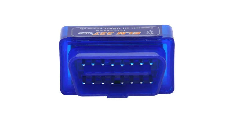 ELM327 dual-mode Bluetooth OBD2 automotive diagnostic scanner with compact design