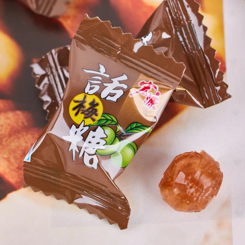 Assortment pack of three hard candy bags: Plum Sugar, Guava, and Tangerine Peel flavours.
