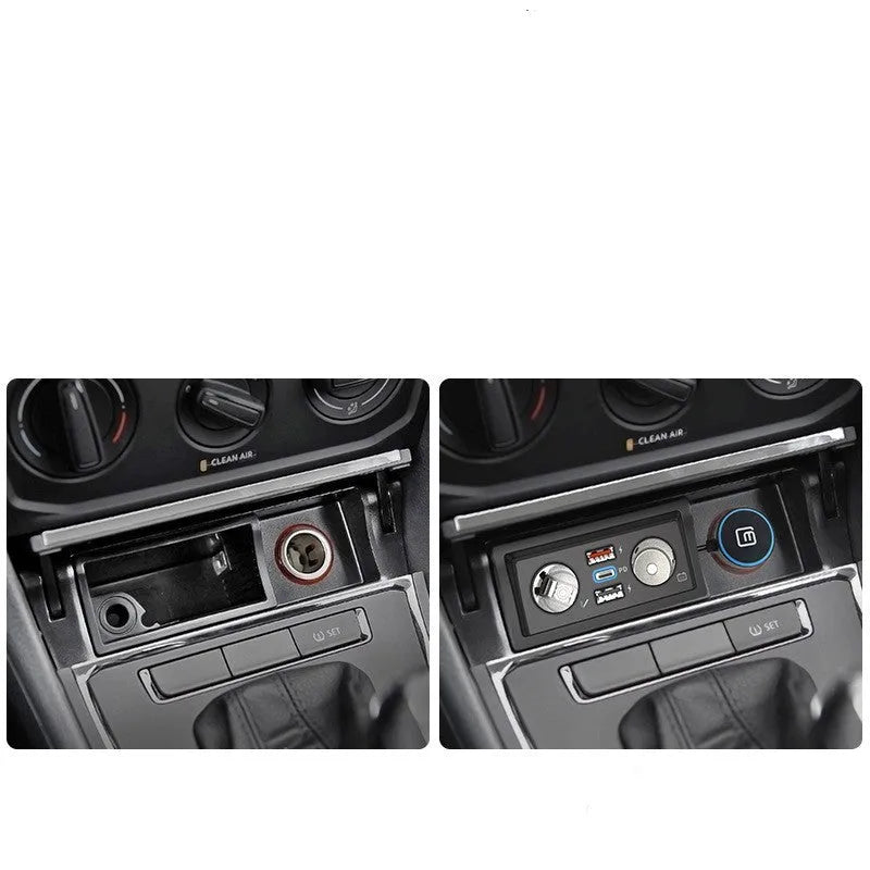 Lavida car charger with QC3.0 fast charge for cigarette lighter socket installation