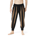 Men's straight fit casual trousers in polyester fabric available in multiple sizes and colours
