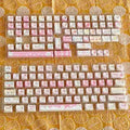 Meow Meow Team 141-piece full set of plastic keycaps with sublimation printing for mechanical keyboards.