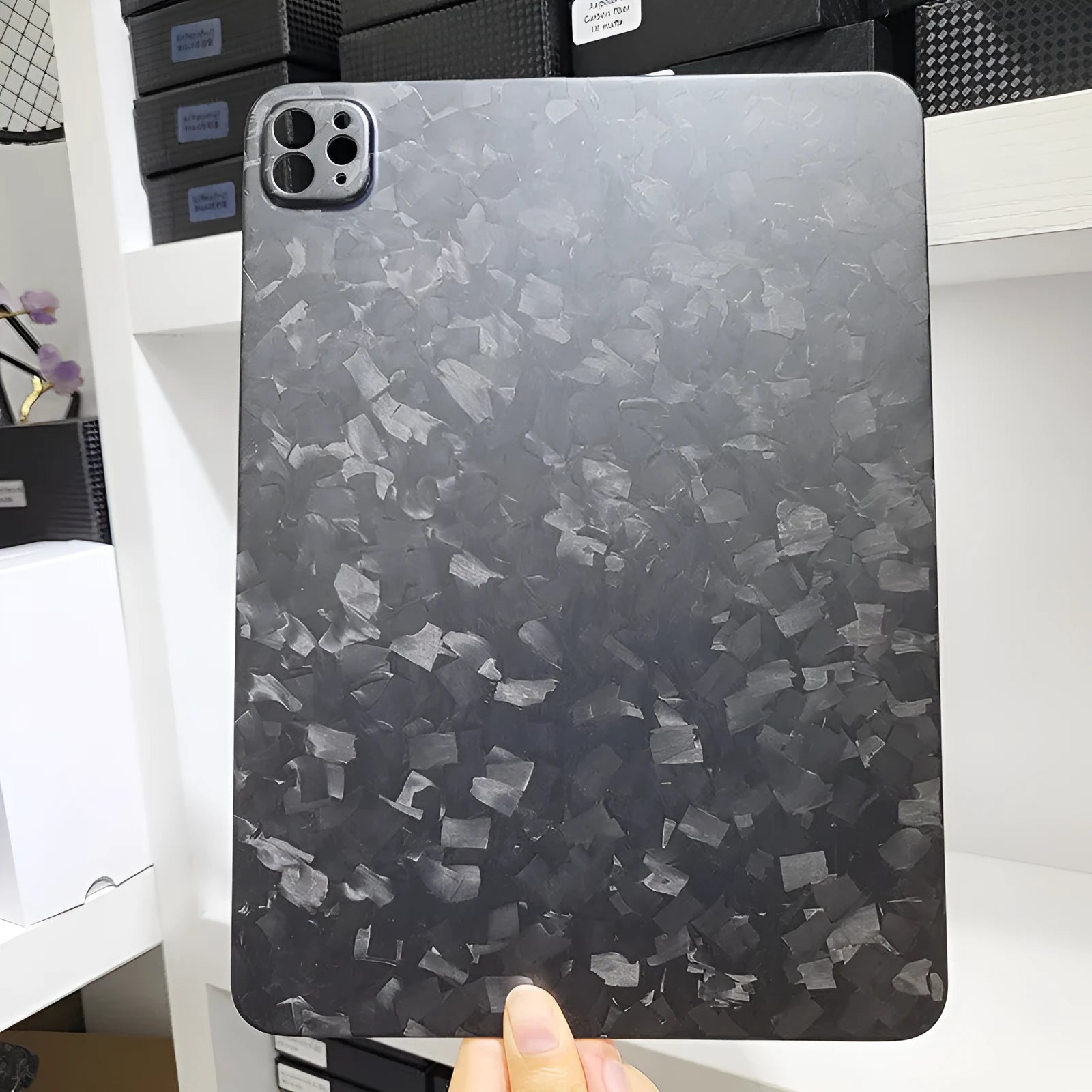 Carbon fibre hard protective case for Apple iPad Pro 11-inch in matte finish