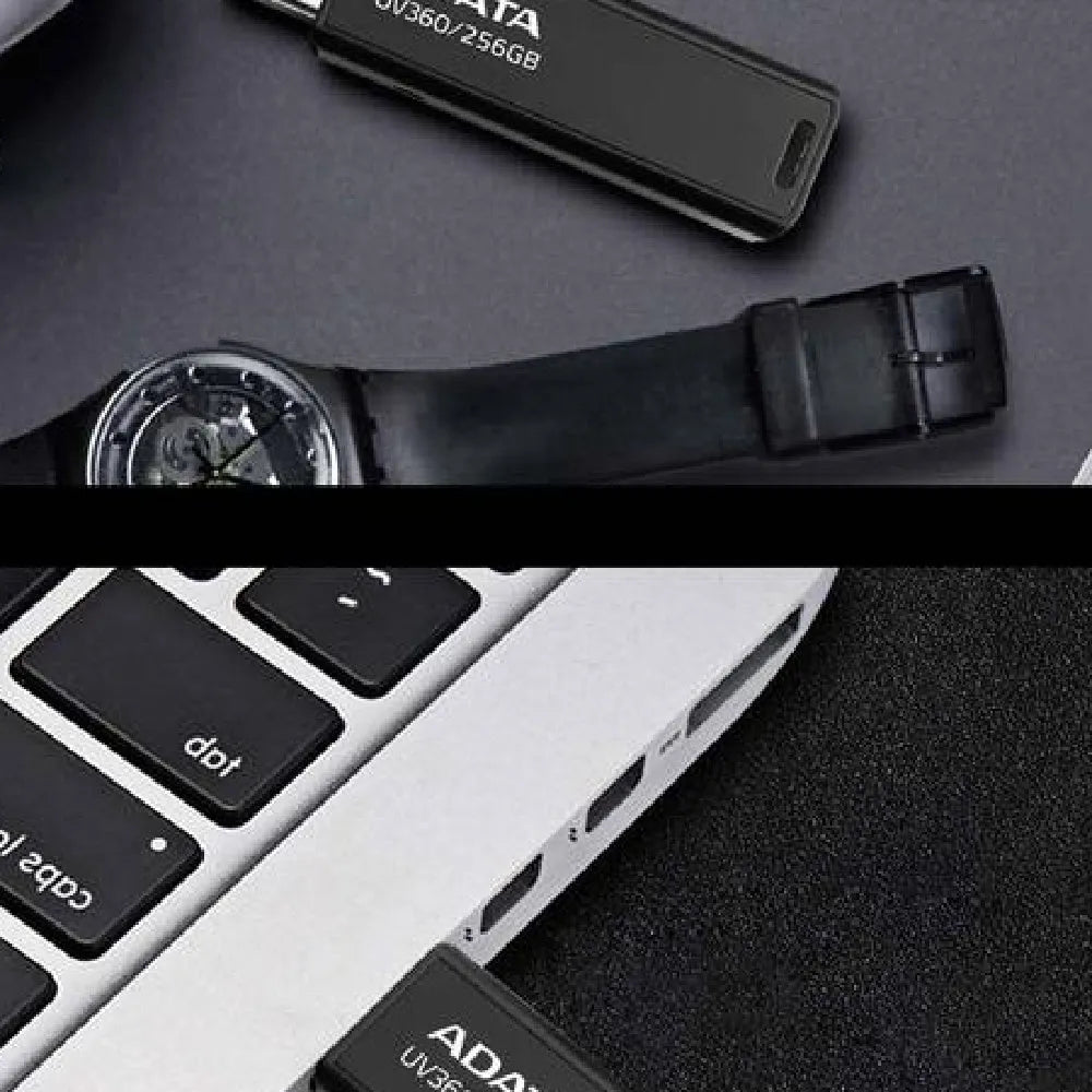 Black car mounted USB flash drive with plastic case showing 53.3mm length.