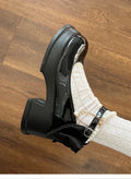 Women's beige Mary Jane shoes with chunky 6cm heel and round toe design